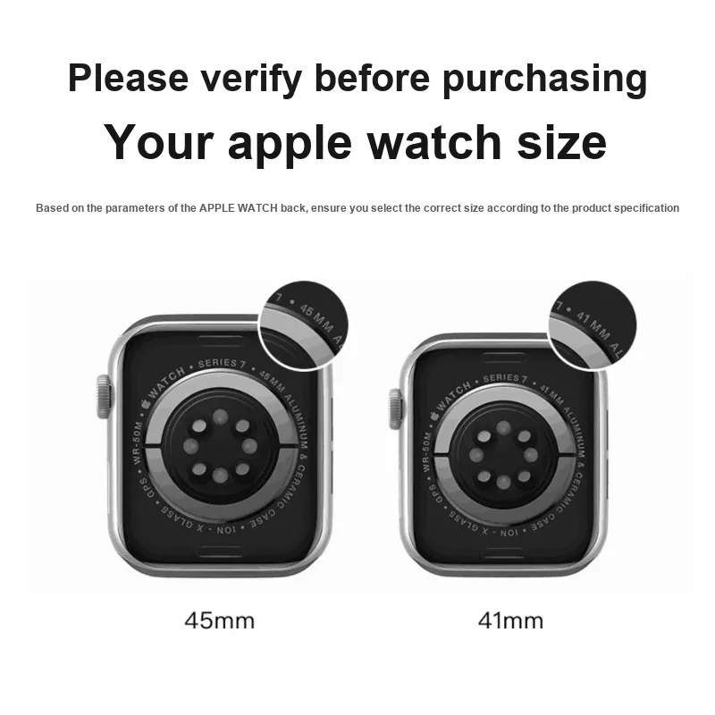 CHENSONG Apple Compatibility Watch Band 41mm Metal-1