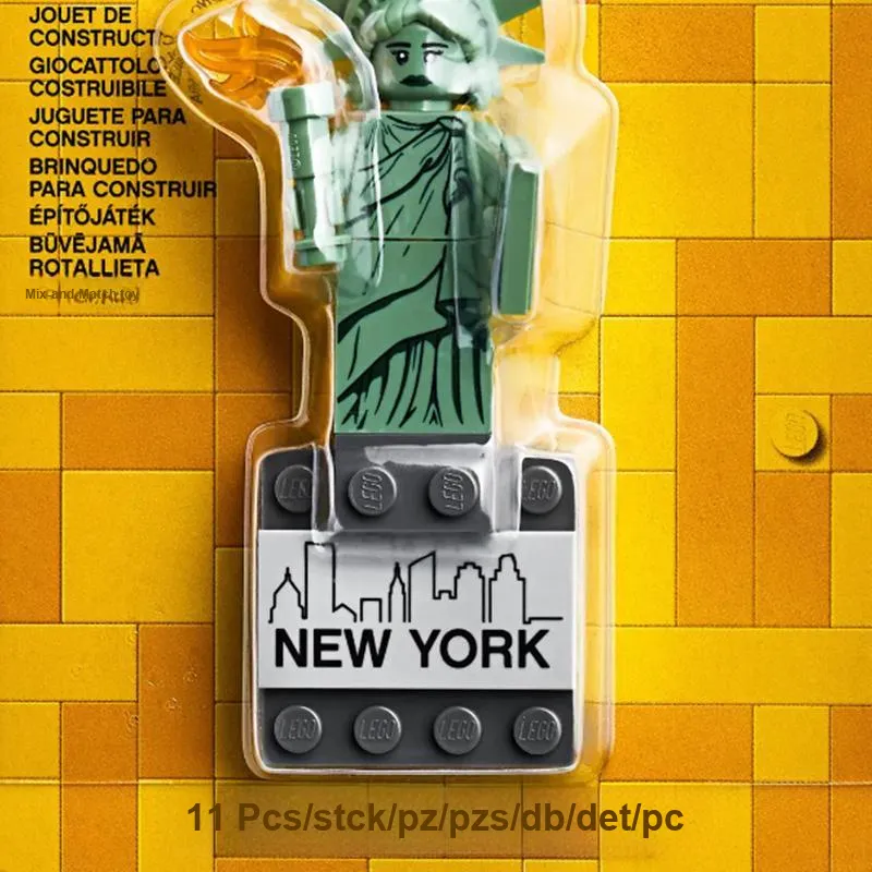 LEGO Classic Collection Statue Of Liberty Lego Minifigure Magnetic Refrigerator Magnet Building Blocks 854031-2
