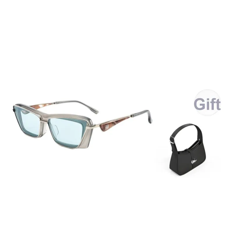 THE OWNER Plate Frame Square Sunglasses Unisex-9
