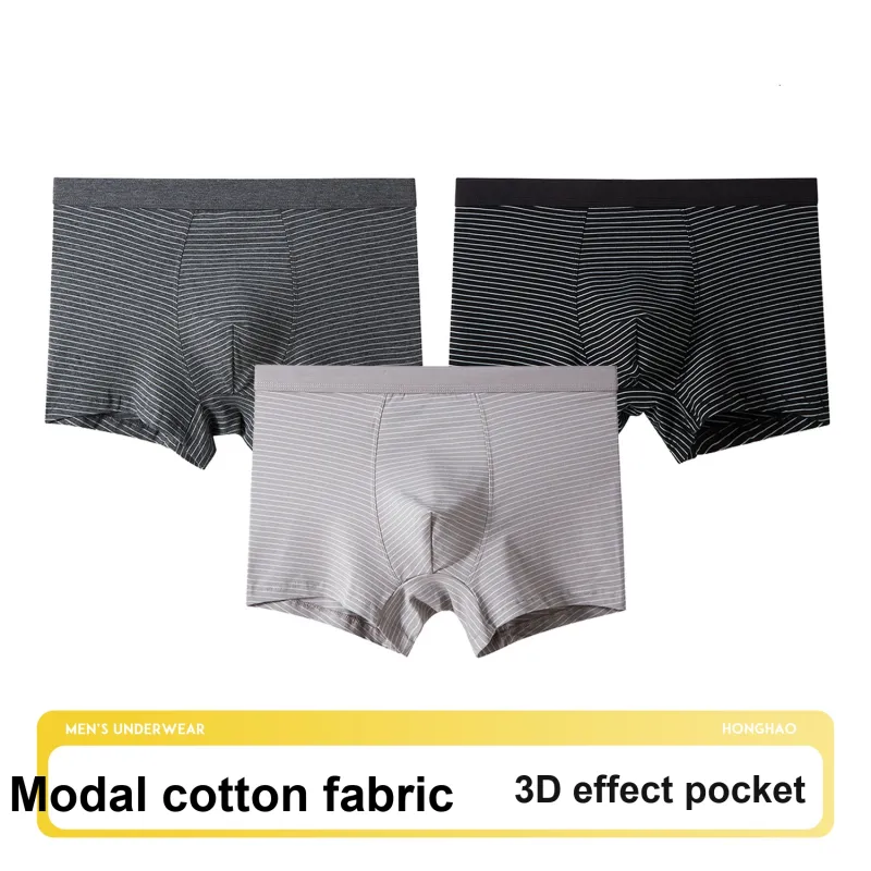 Qiao Ni Tong Underpants Men's 3 Pack-1
