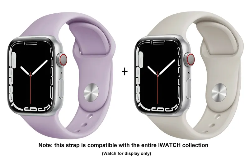 ZHISHENG Apple Compatibility Watch Band 38/40/41/42/44/45/49 All Silicone Material-18