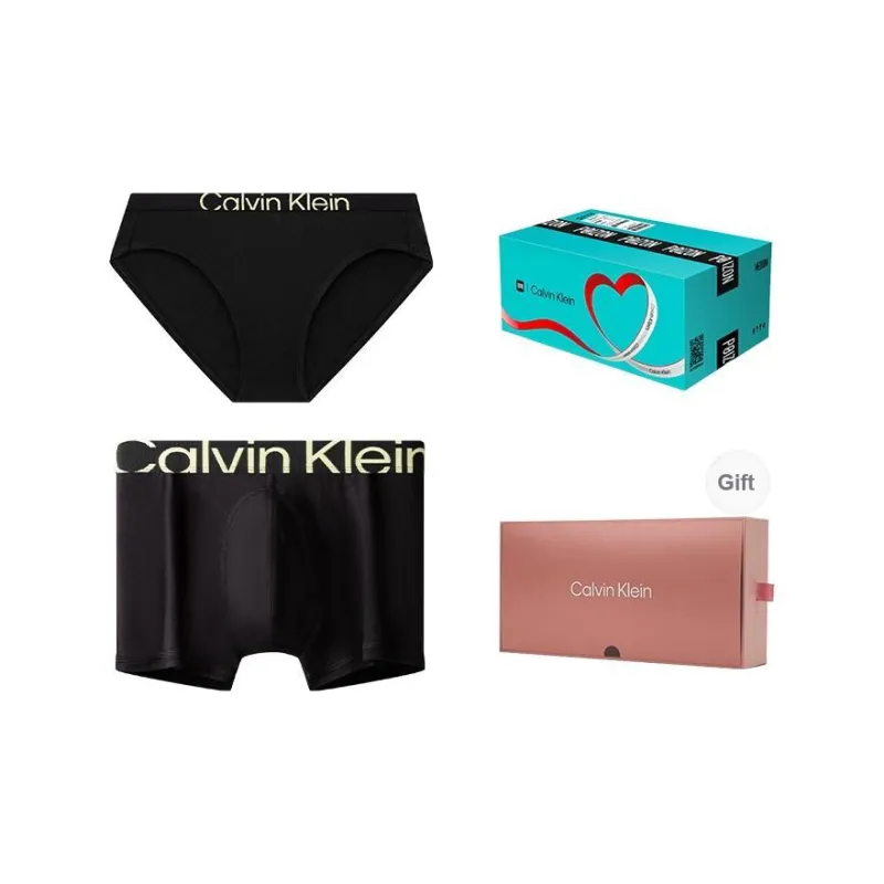 CALVIN KLEIN 520 Limited Gift Box Series Underpants Unisex 2 Pack-0