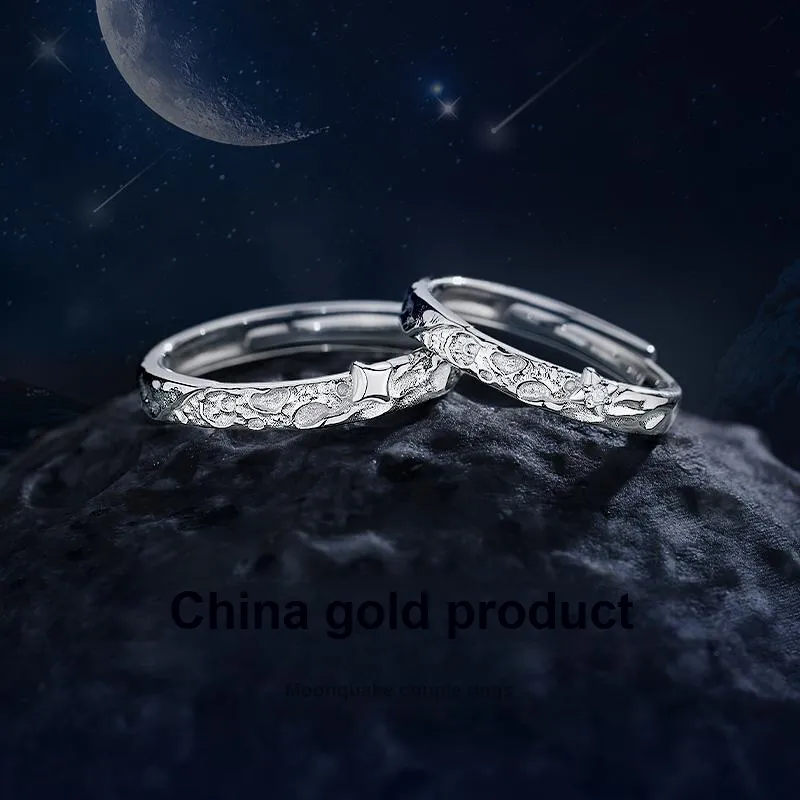 ZSY Silver 925 Ring Couple Rings Unisex-1