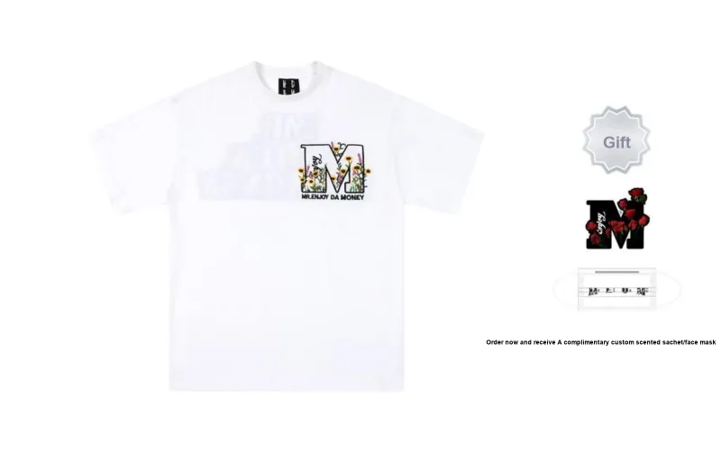MEDM MR.ENJOYDA MONEY Floral Collection Parody Collection T Shirt Unisex-3