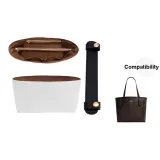 Brown DuPont Paper Liner+Invisible Pressure-Relief Shoulder Pads-City33 Black Brown[Two-Piece Set]