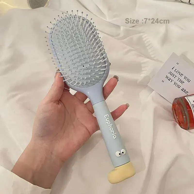 Jingda Cute Big Eyes Airbag Comb Shunfa, Anti Static-10