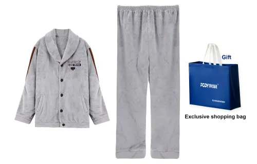 Floating light islands Men Pajama Sets