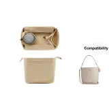 Beige Felt Liner[with Zipper · Reasonable Storage]