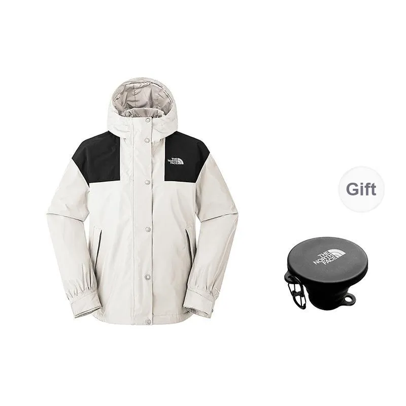 THE NORTH FACE City Outdoor Collection Windbreaker Jackets Women's Dune White-2