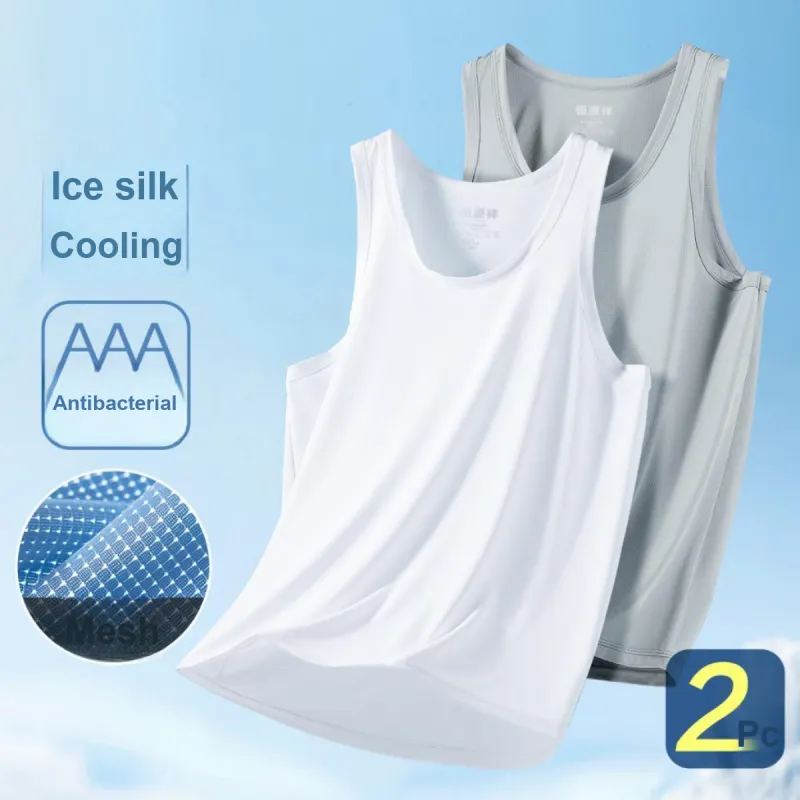 H YXIANG Men Tank Tops-25