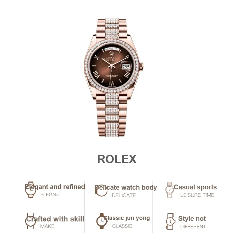 ROLEX Women's Week type Calendar Watch-2