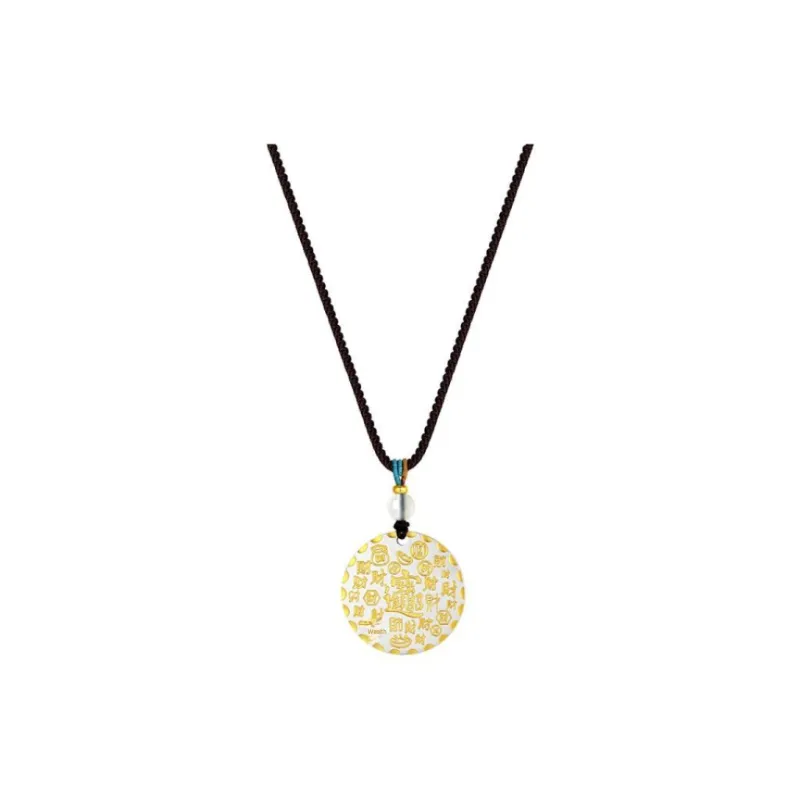 Heart Grass 999 Fine Silver Necklaces Women's-4