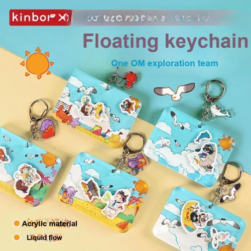 GUANGBO Потерянная гробница Персонажи DM Экспедиция Команда FLOATING Брелок Жидкость Flow Подвески аниме-тематики