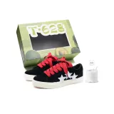 Black (Red+White Shoelace)[Premium Upgraded-More Comfortable and Durable-Store Manager's Recommendation]