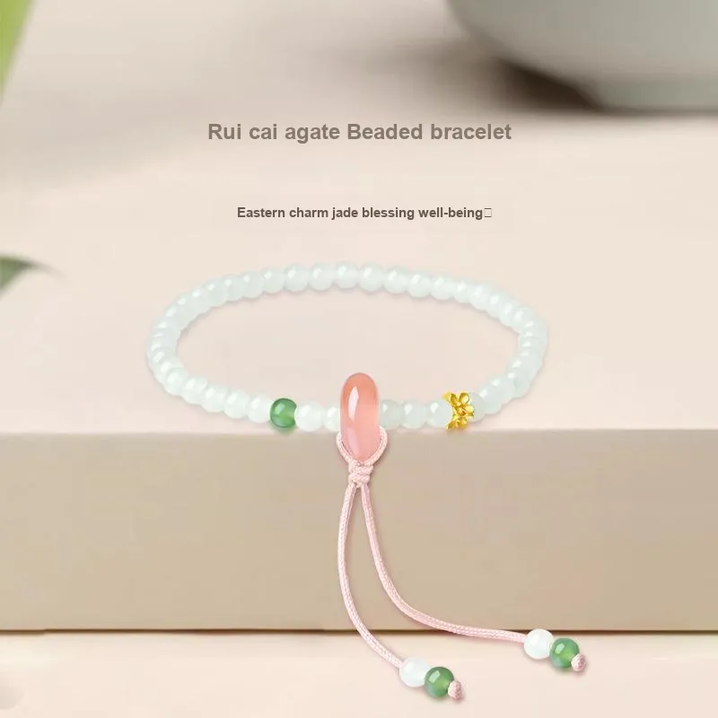 JINLIUFUJIXIANG Hetian Jade Bracelets Jasper Unisex-2