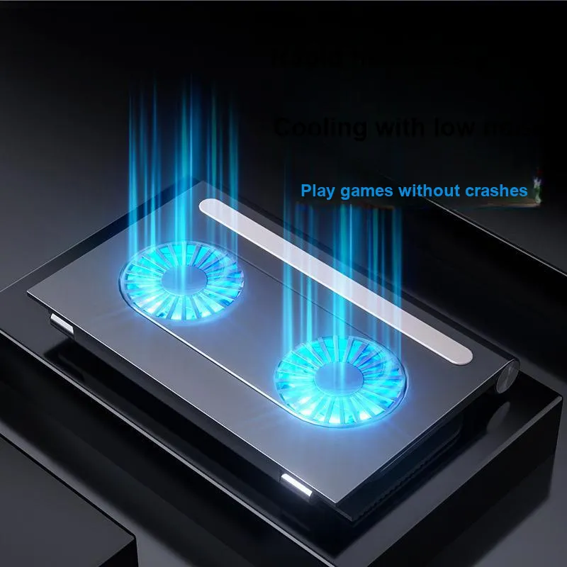 Vibrate Computer Stands Laptop Radiator Quiet Desktop Foldable Storage Portable Adjustable Base Fan Cooling Lightweight-2