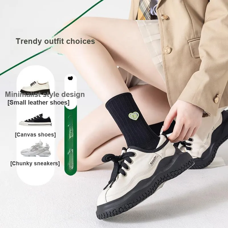 FUGEER Mid Calf Socks Unisex 2 Pack-11
