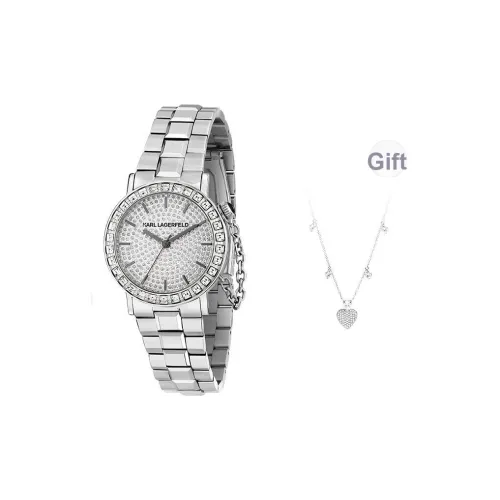 KARL LAGERFELD CRYSTALS Collection Женские часы Кварцевый механизм Белый циферблат