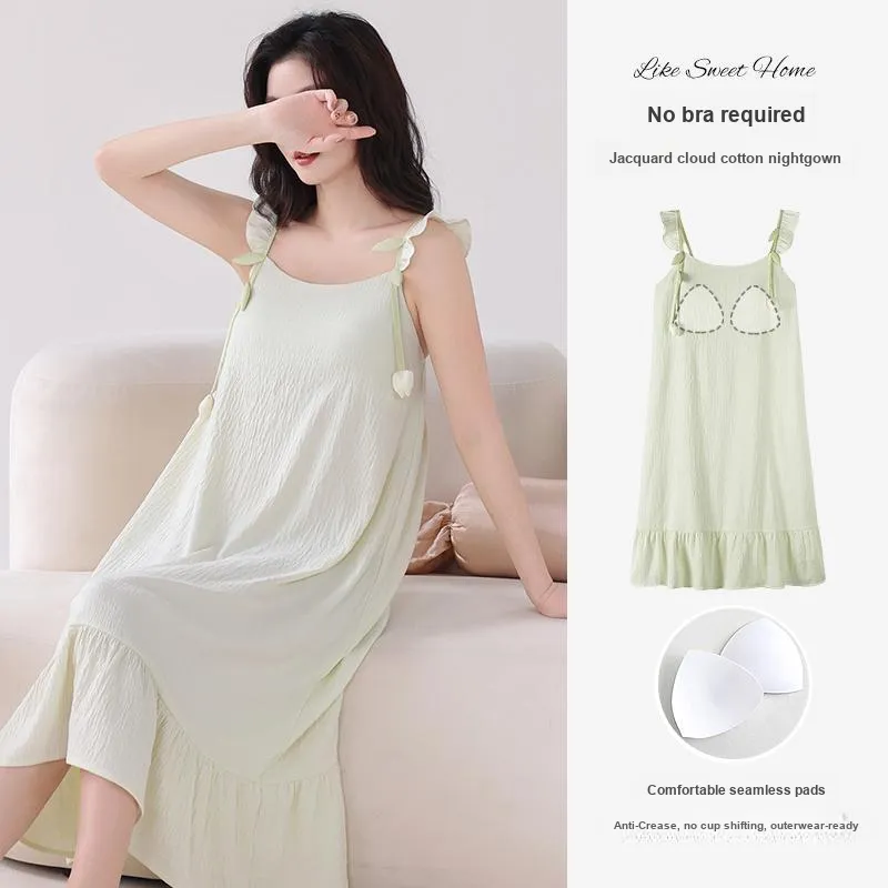 MADALLO Nightgown Women's Light Green-3