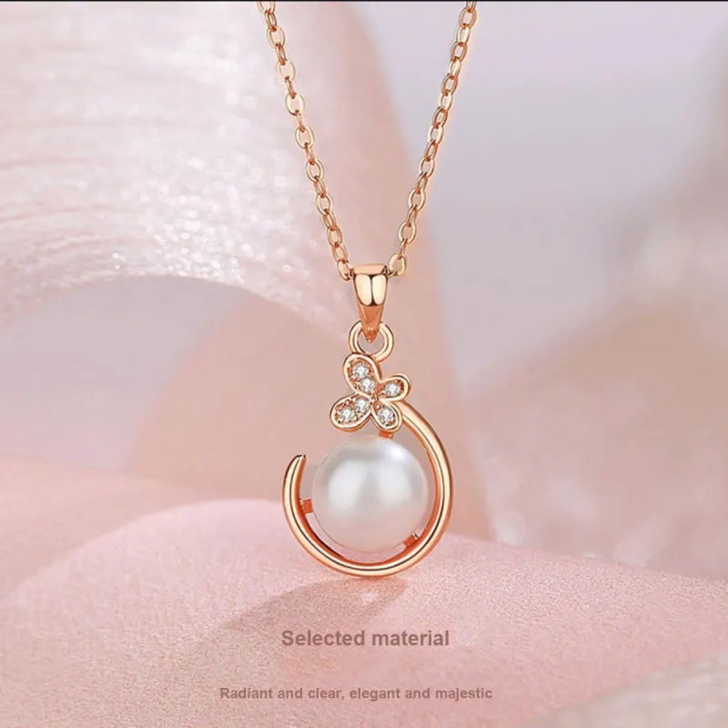 Taste The Color Pearl Necklaces Women's-2