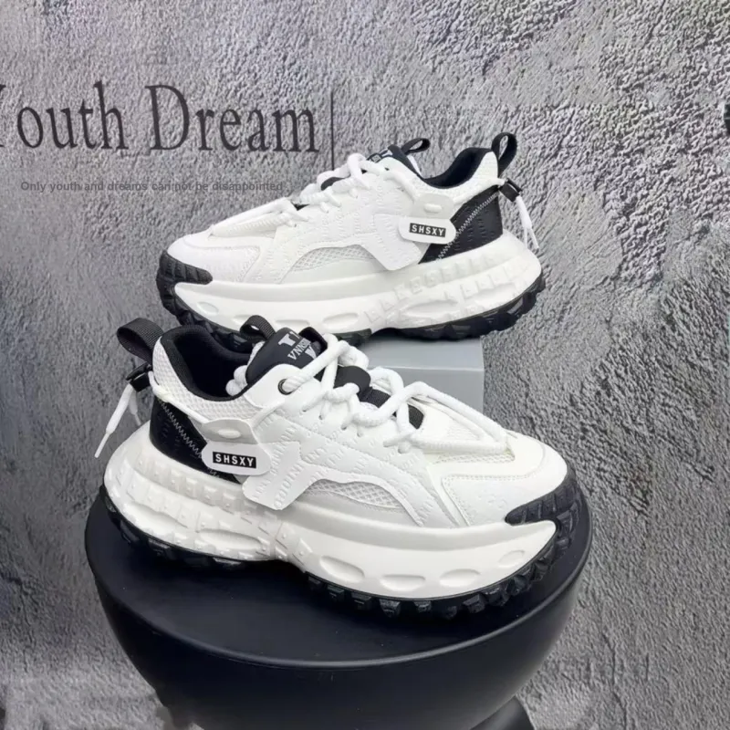 VNNSIJIE x Banas Low Top Chunky Sneakers Men's-5
