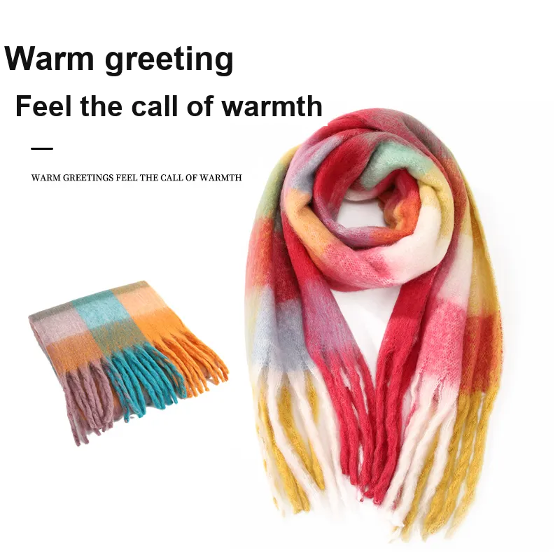 Shizhu Knit Scarves Women's-5