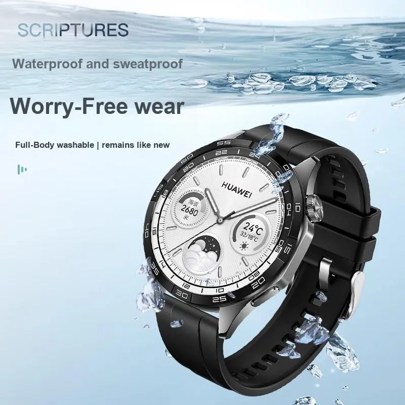 Biaodaige Watch Band Huawei Compatibility Silicone Material-3