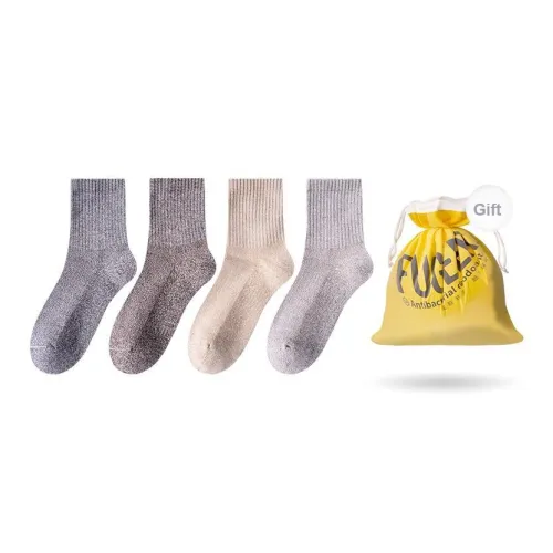 FUGEER Носки Crew Унисекс упаковка из 4 пар
