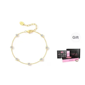 Agatha S925 Silver With Zircon Bracelets Women's Gold