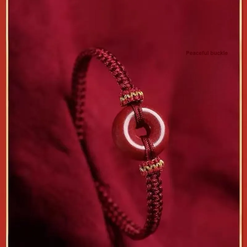CUIYIN Cinnabar Bracelets Unisex-2