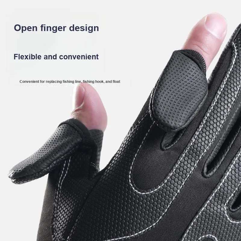 AAJF Dive Mat+PU+Polar Fleece Gloves Unisex-1