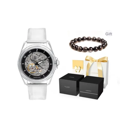 LANZOOM Механизм с ручным заводом Мужские часы 34мм*34мм*12мм Черный