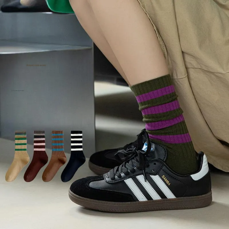 Caramella Mid Calf Socks Women's Combo Set-6