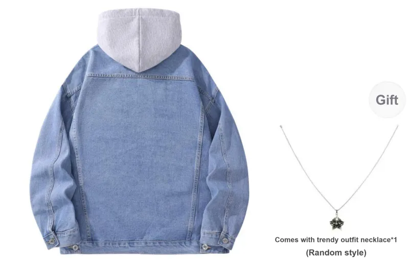 LA'T.WEEKEND Fall Denim Jackets Unisex-25