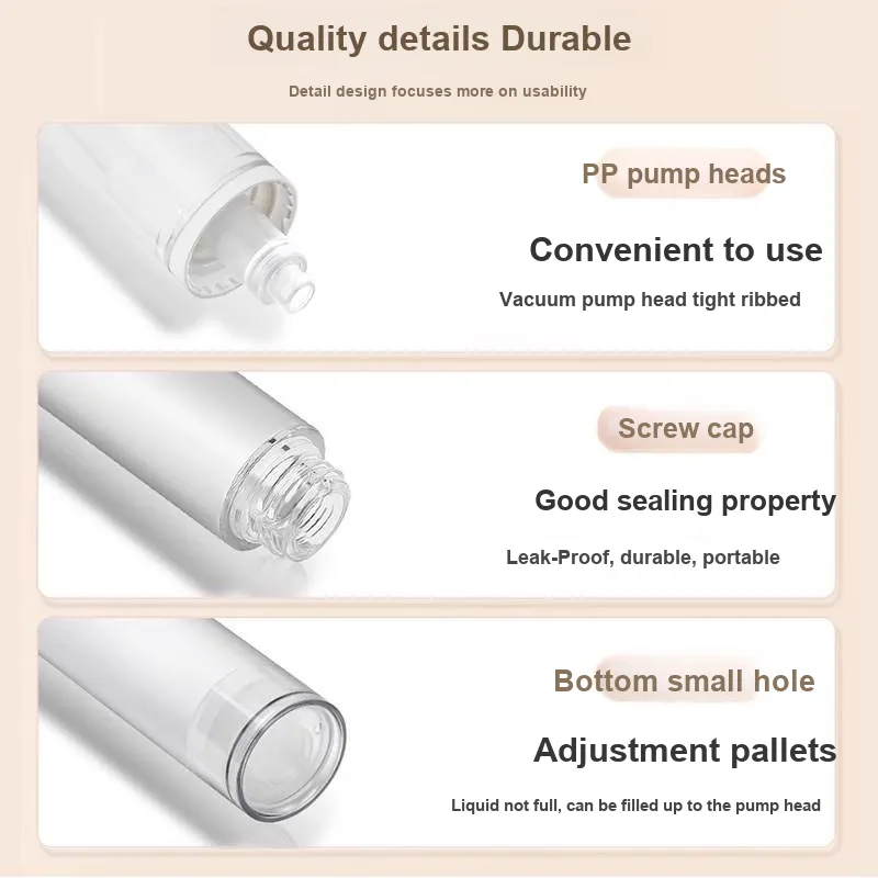NILIYA Clothing Sets Vacuum Travel Bottles Make up Tools Portable Sample Bottle-4