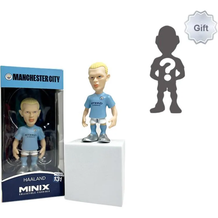 MINIX COLLECTIBLES Soccer Star/Erling Haaland Soccer Star, Haaland Chibi Figures 12cm-2
