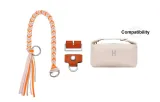 Orange Color Block Braided String Orange Set[Including Modified Buckle]