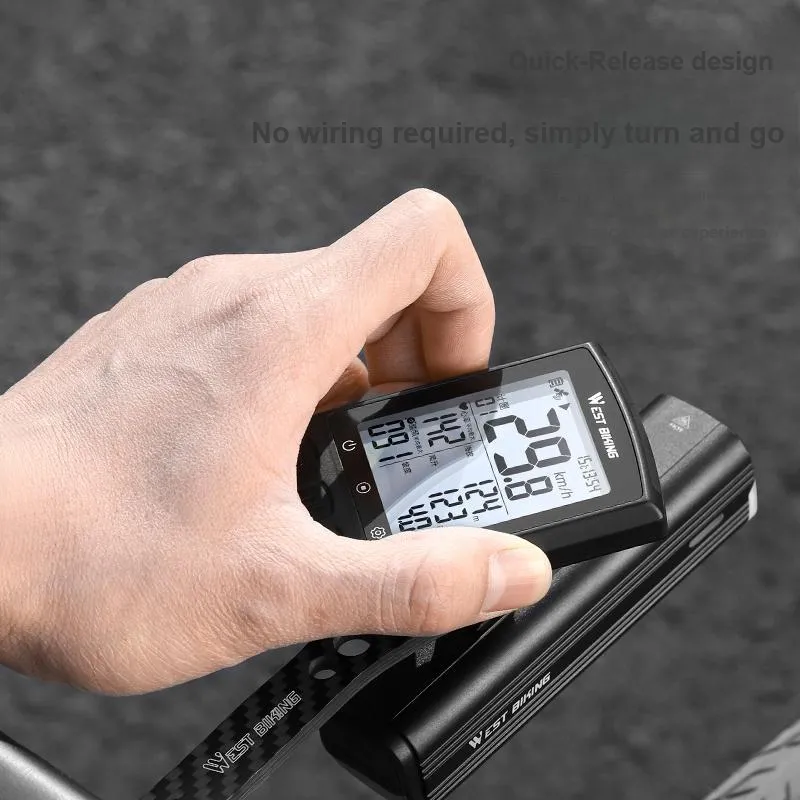 WEST BIKING Speedometer Cycling Equipment Trail Running Unisex-3