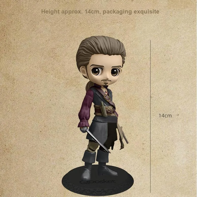 BANDAI Will Turner Disney Hobby Model, Pirates Of The Caribbean Chibi Figures-4
