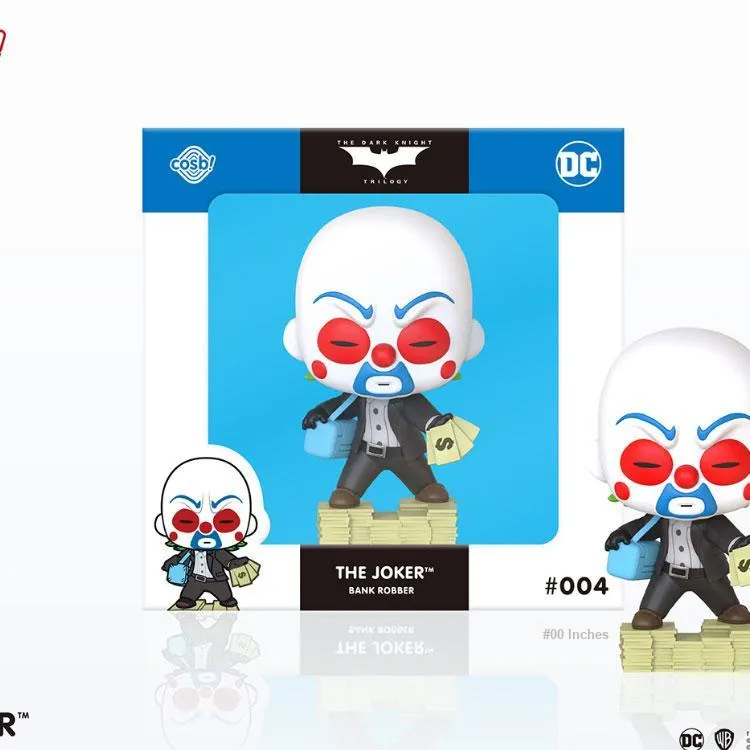 Hot Toys Joker COSBY Collection The Dark Knight Trilogy, Bank Heist Chibi Figures-2