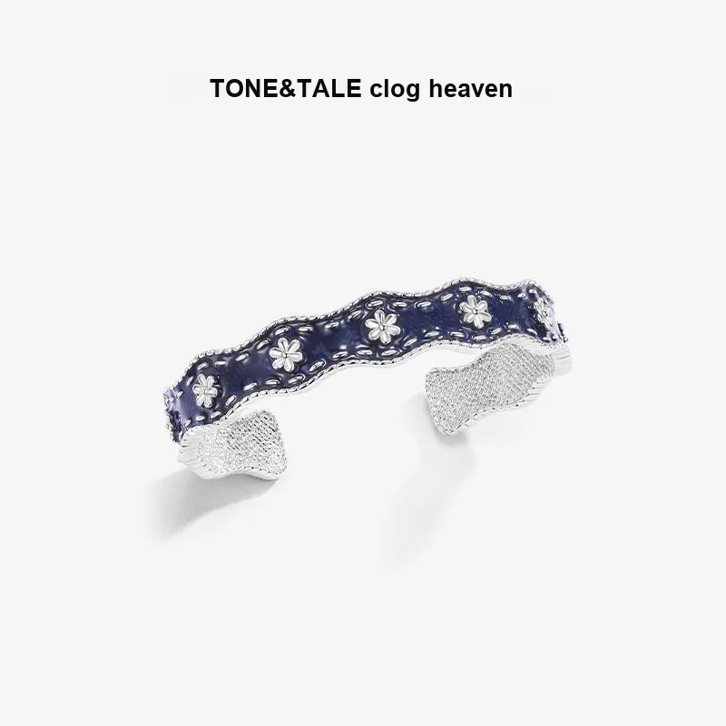 TONE & TALE Rhodium plated Copper Bangles Women's-1