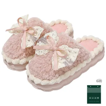 KUUJOO Fuzzy Slippers For Winter