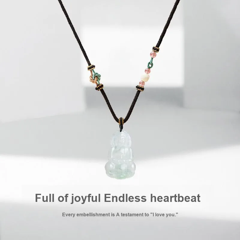 JUICY GRAPE African Emerald Necklaces Unisex-2