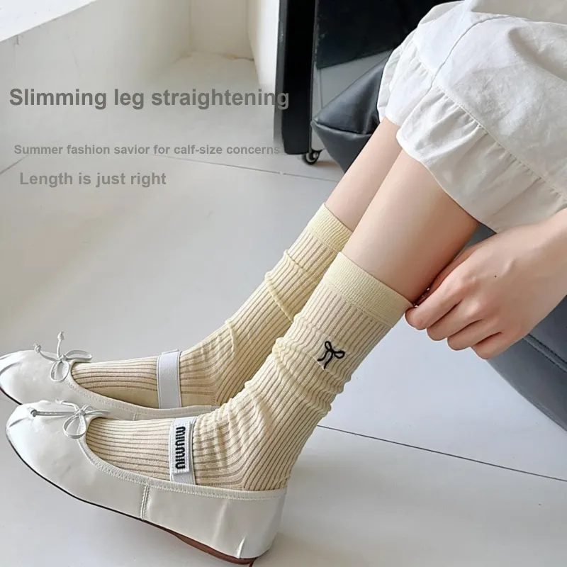 XXLLG Mid Calf Socks Women's 3 Pack-5