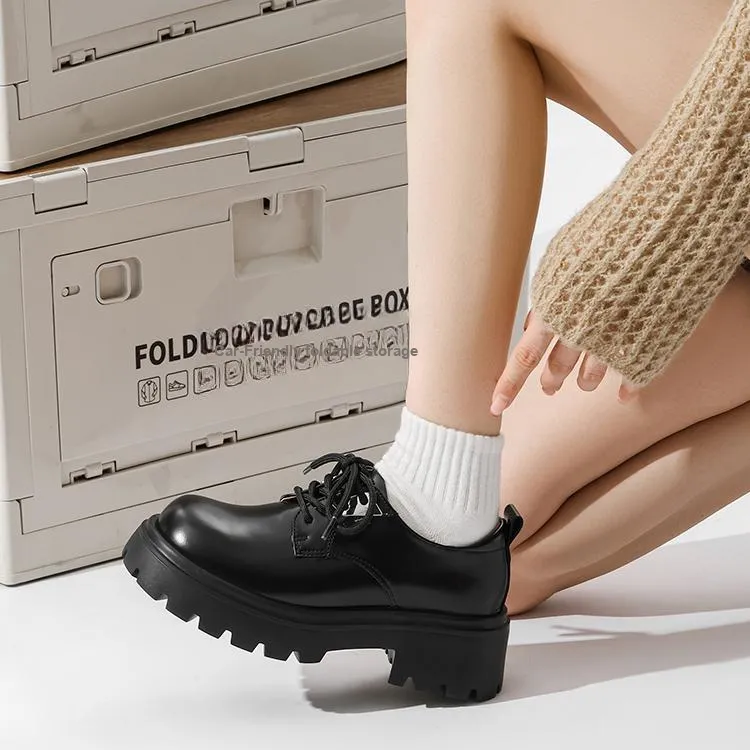 Old Meow Fashion Comfortable 5cm Platform Casual Shoes Women's Black-8