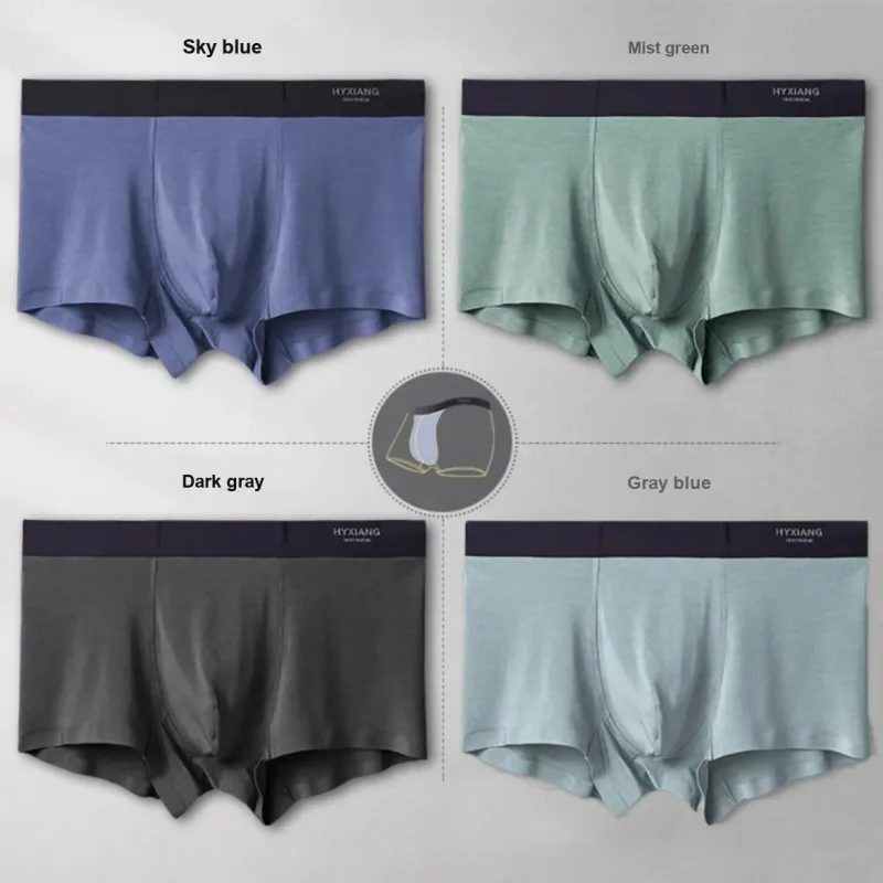 H YXIANG Underpants Men's 4 Pack-1