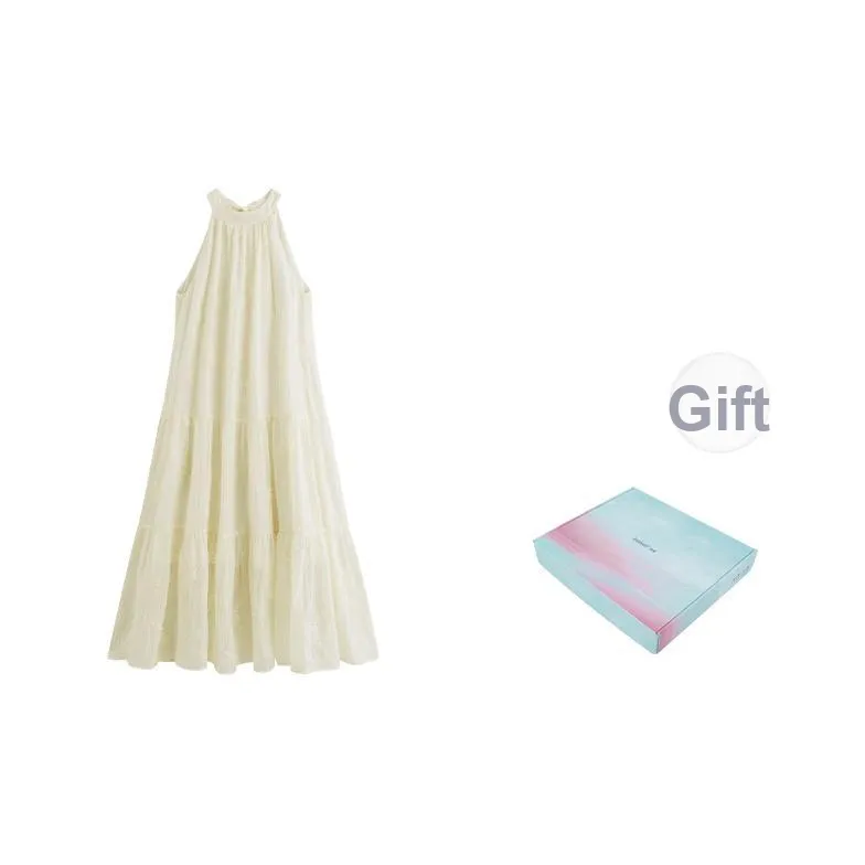 Inman Sleeveless Dress Women's Gift Box Set Pear Blossom Beige