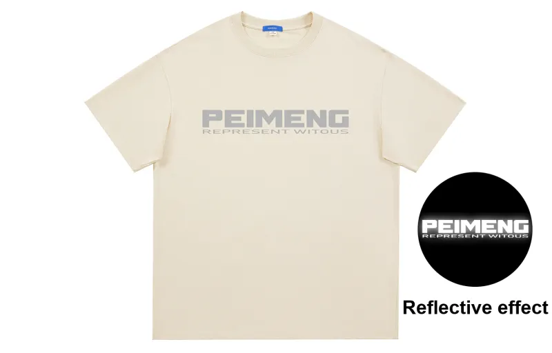 PEIMENG Short Sleeved T Shirts Unisex Comes With Necklace-51