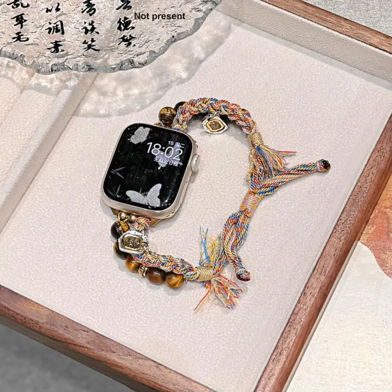 KVZUVUU Apple Compatibility Watch Band Fabric Material-5