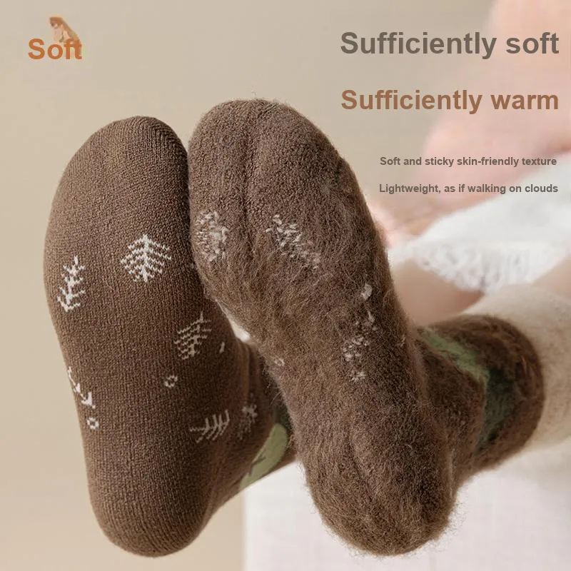 JIAZINI Mid Calf Socks Women's Combo Set-27